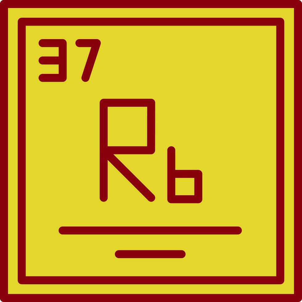 Rubidium Vector Icon Design