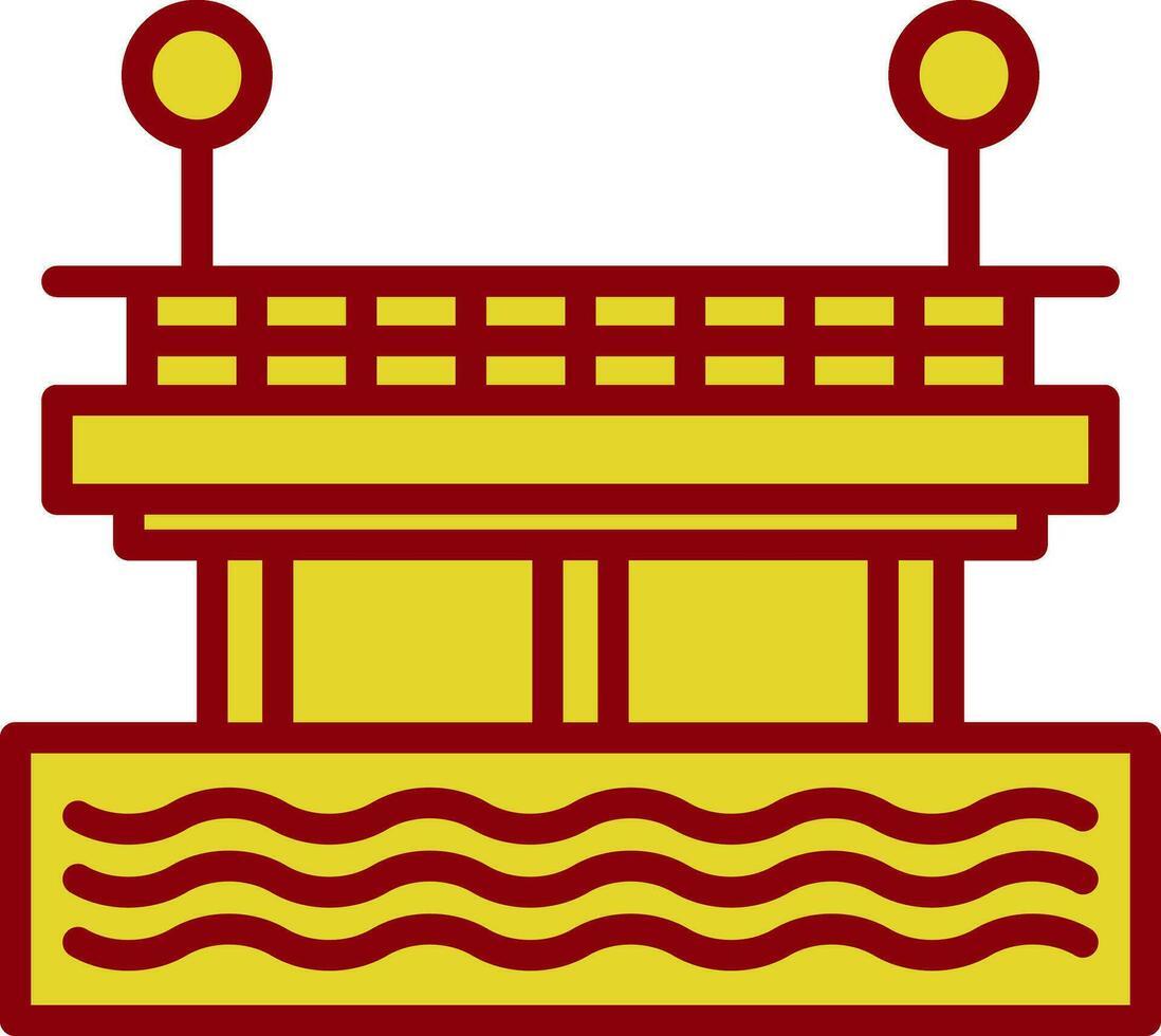 Pier Vector Icon Design