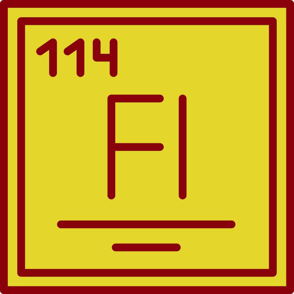 flerovium vector icono diseño