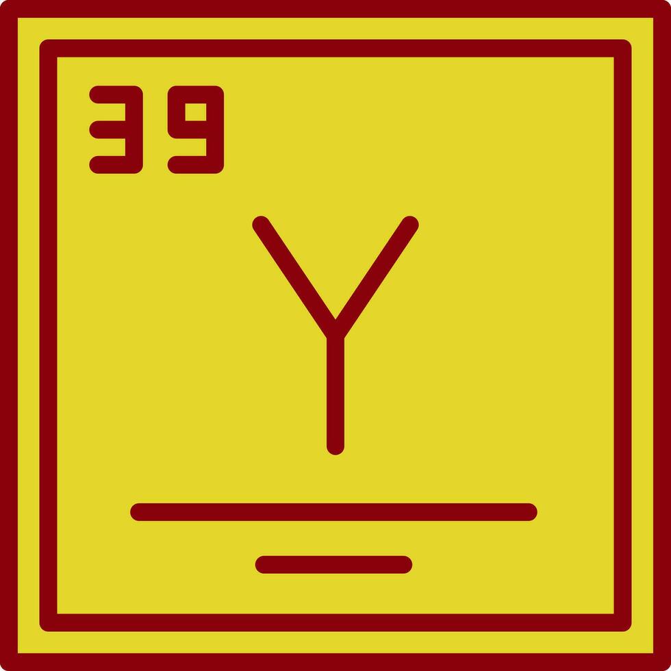 Yttrium Vector Icon Design