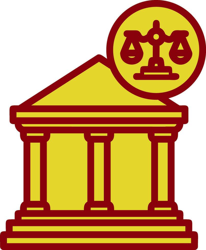 Court Vector Icon Design