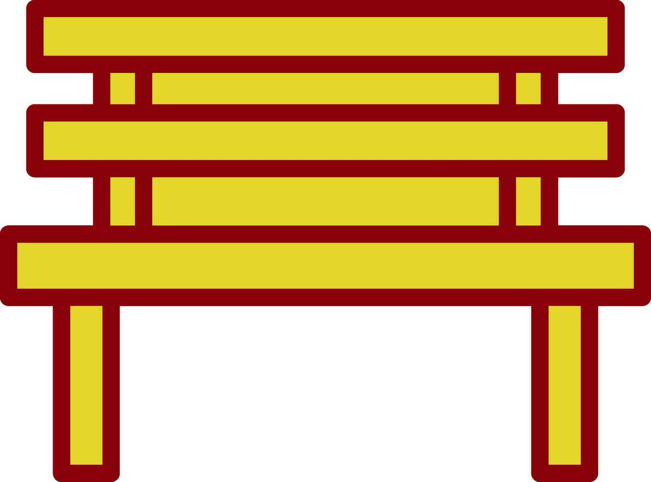 Bench Vector Icon Design