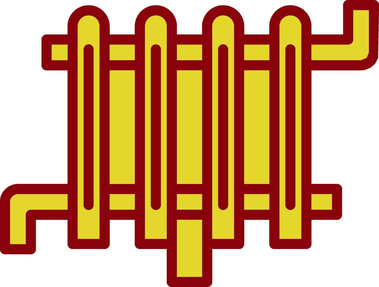 Radiator Vector Icon Design