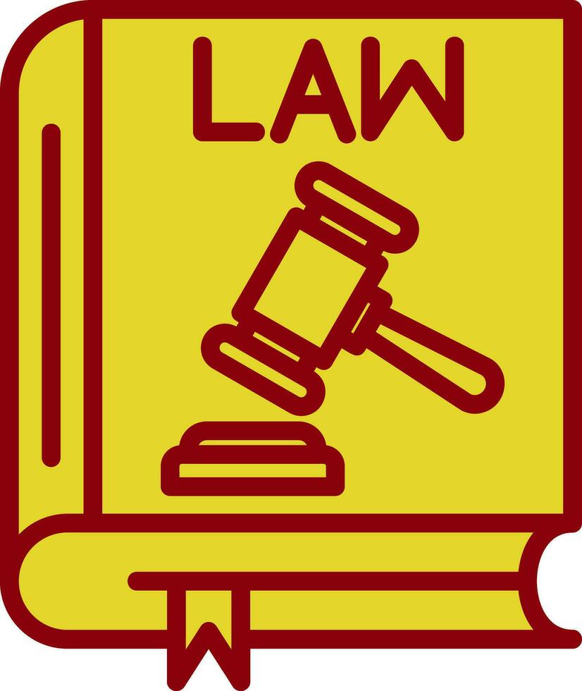 Law book Vector Icon Design