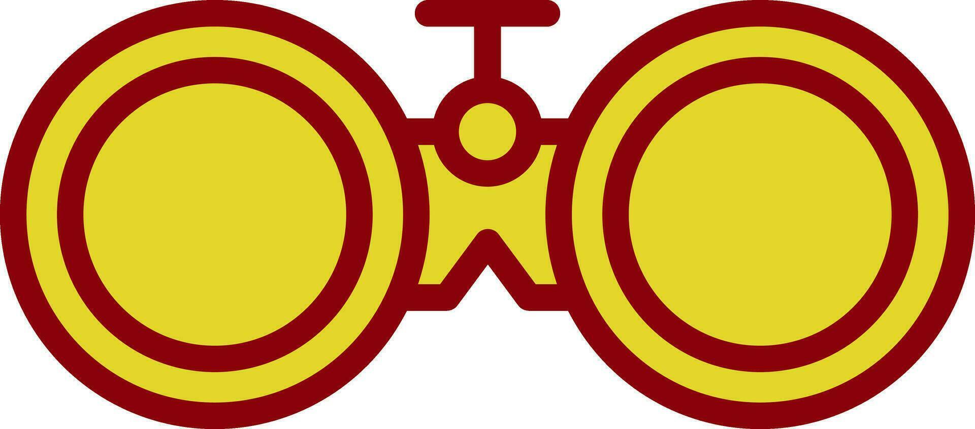 Binoculars Vector Icon Design