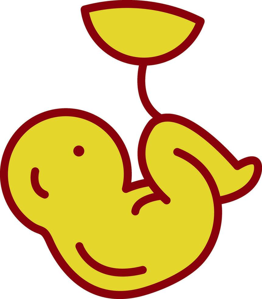 Fetus Vector Icon Design