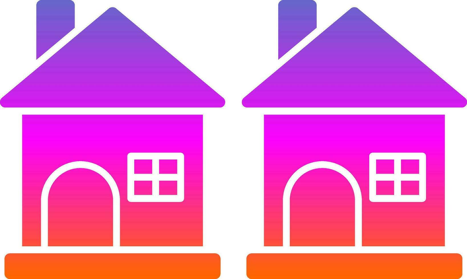 Houses Vector Icon Design