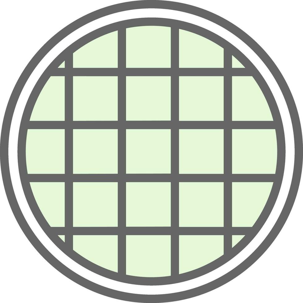 Waffle Vector Icon Design