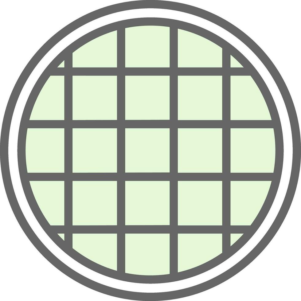 Waffle Vector Icon Design