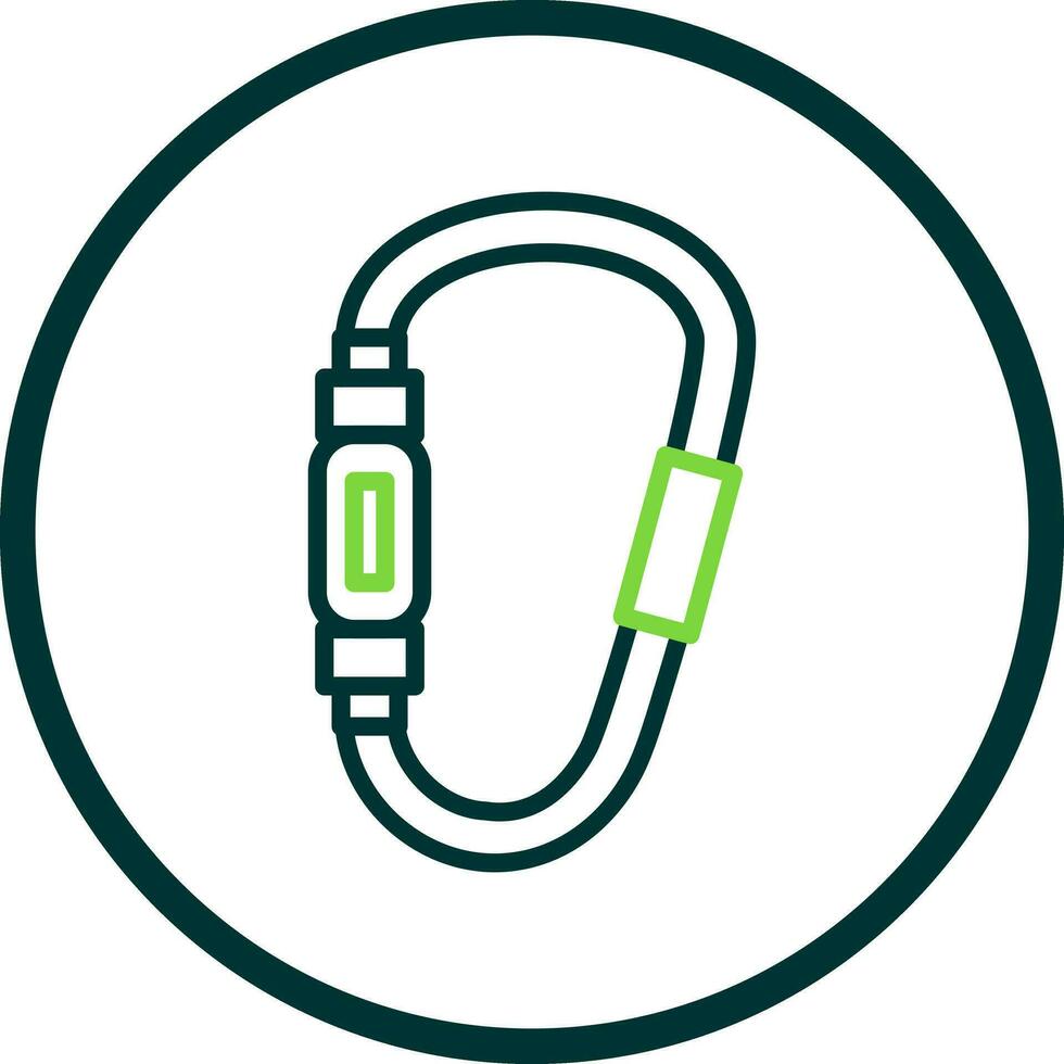 Carabiner Vector Icon Design