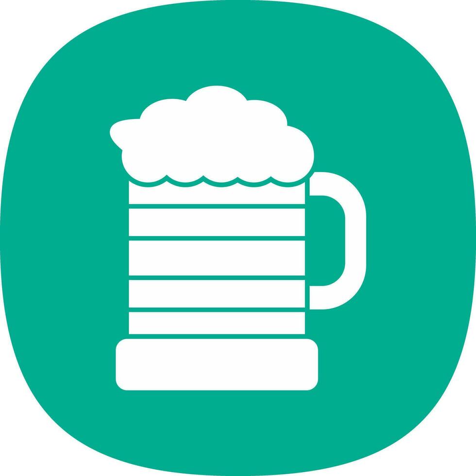 Beer glass Vector Icon Design