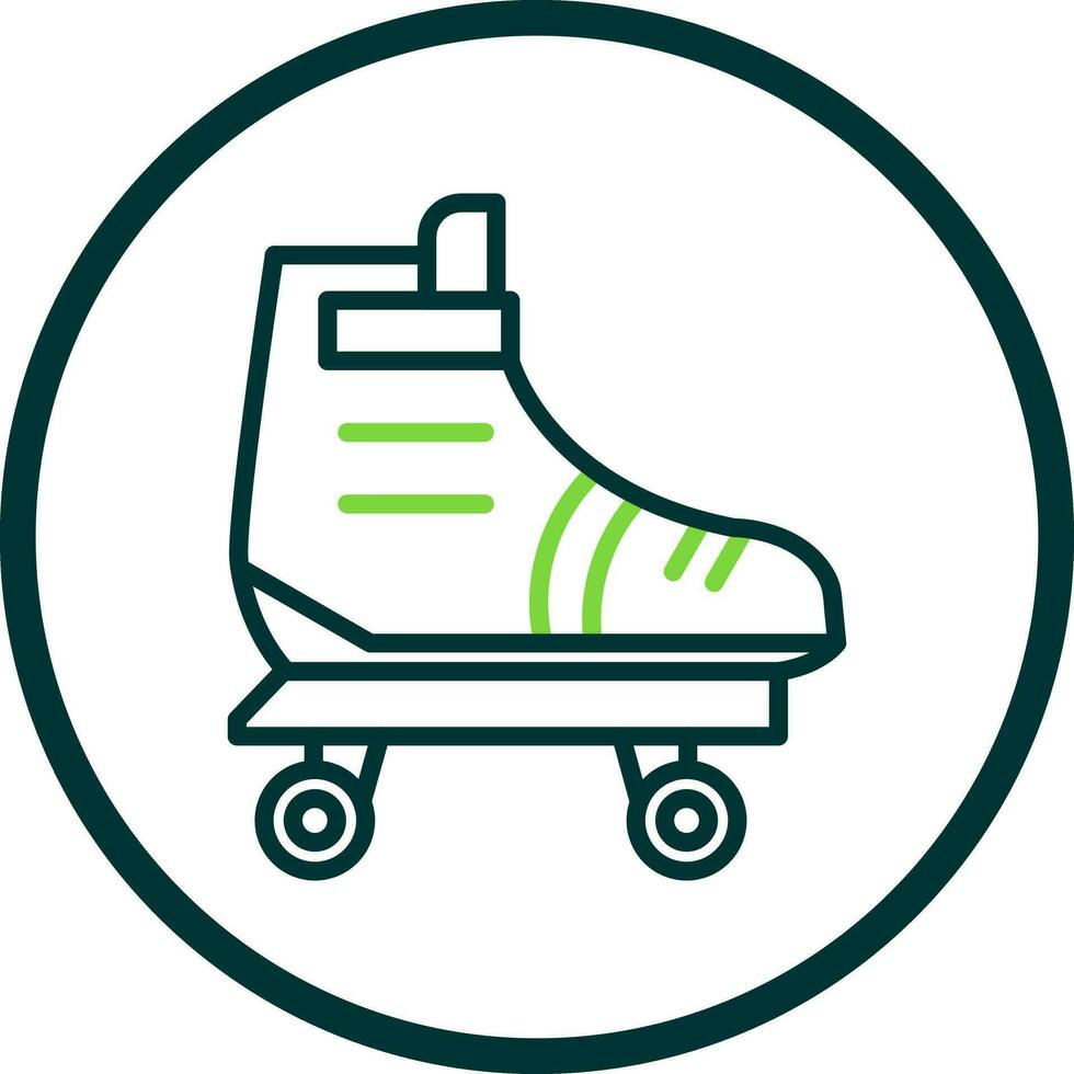 Roller skate Vector Icon Design