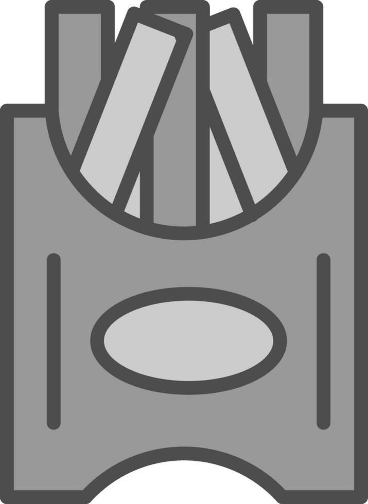 French fries Vector Icon Design