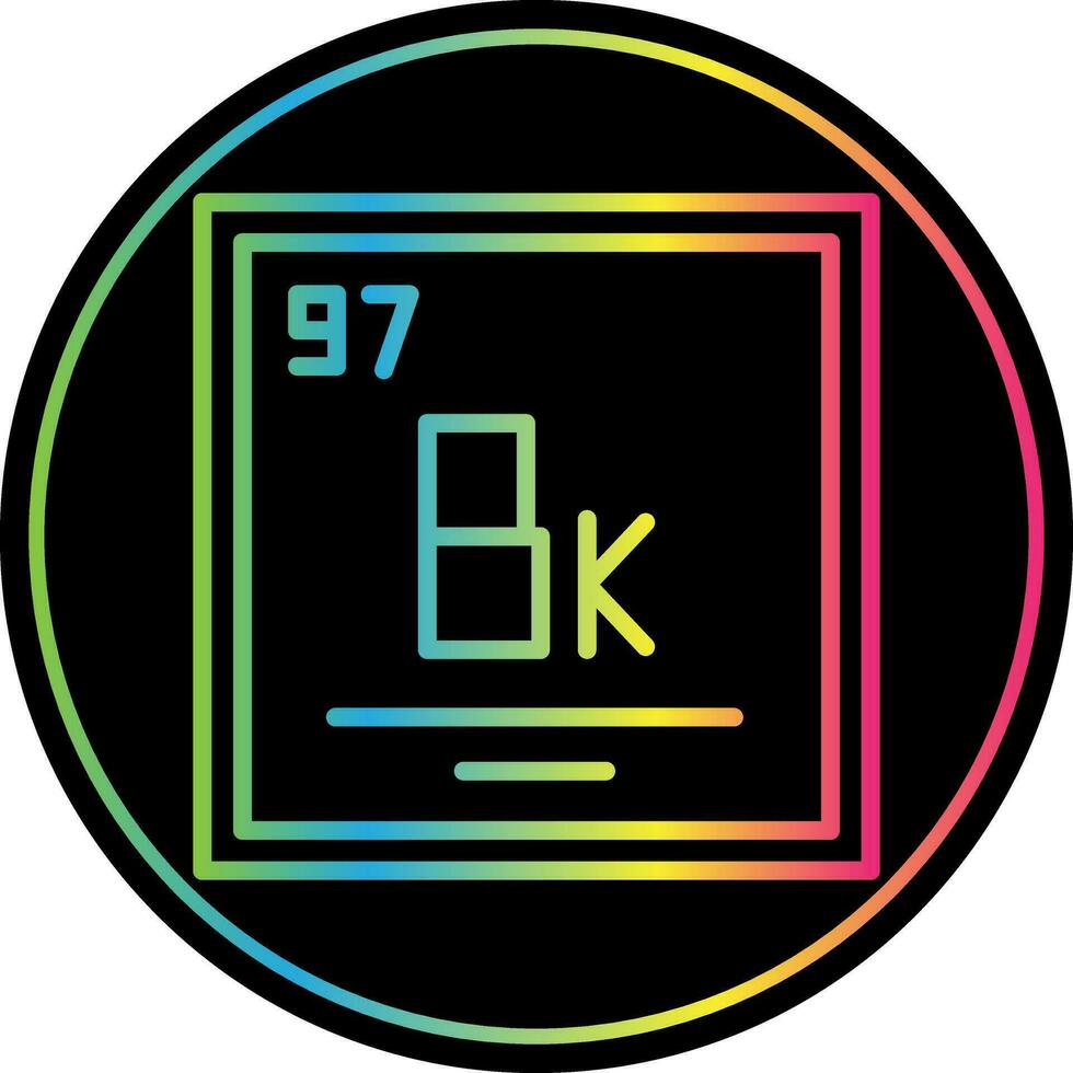 Berkelium Vector Icon Design