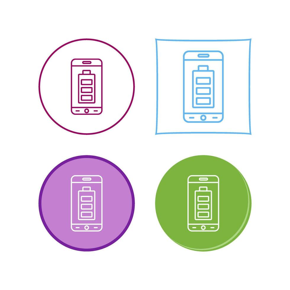 Mobile Battery Vector Icon