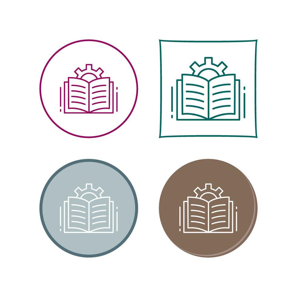 Open Book Vector Icon