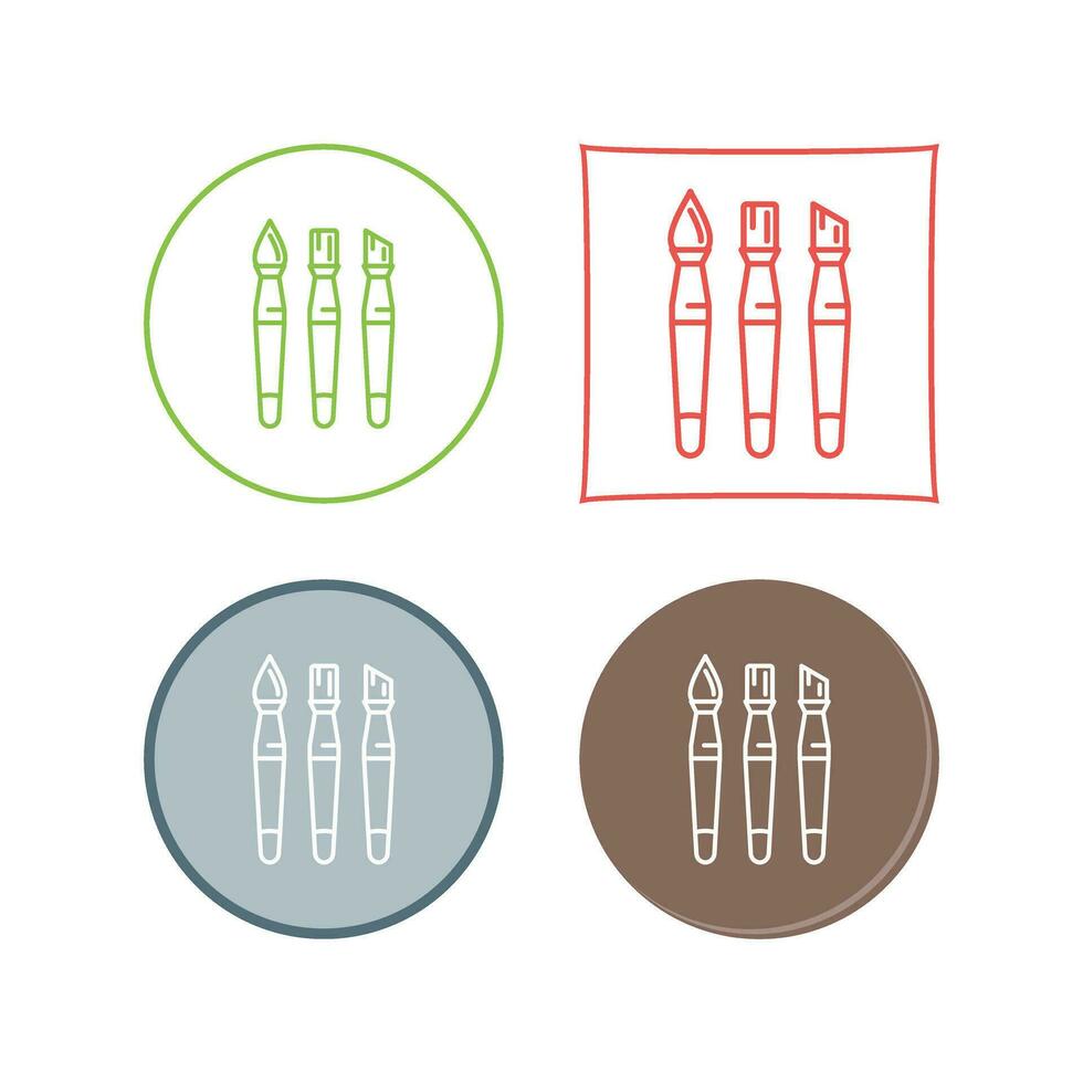 Brushes Vector Icon