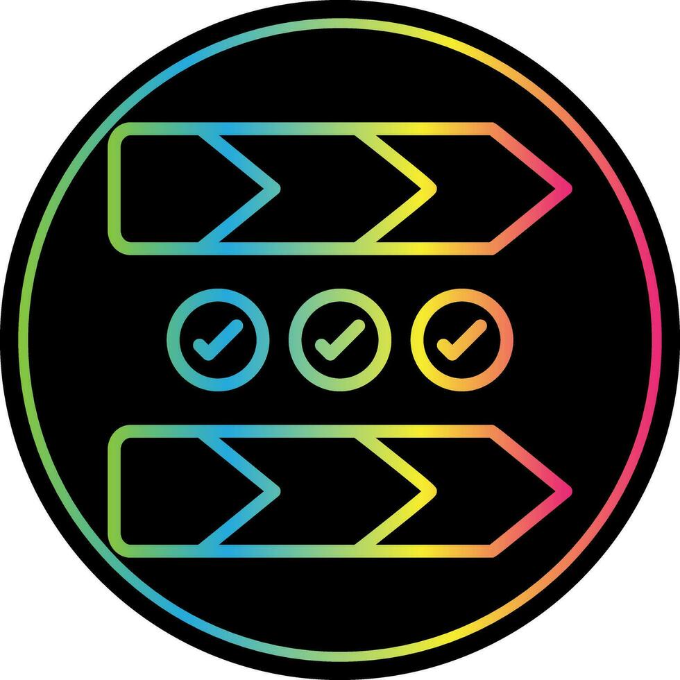Value chain Vector Icon Design