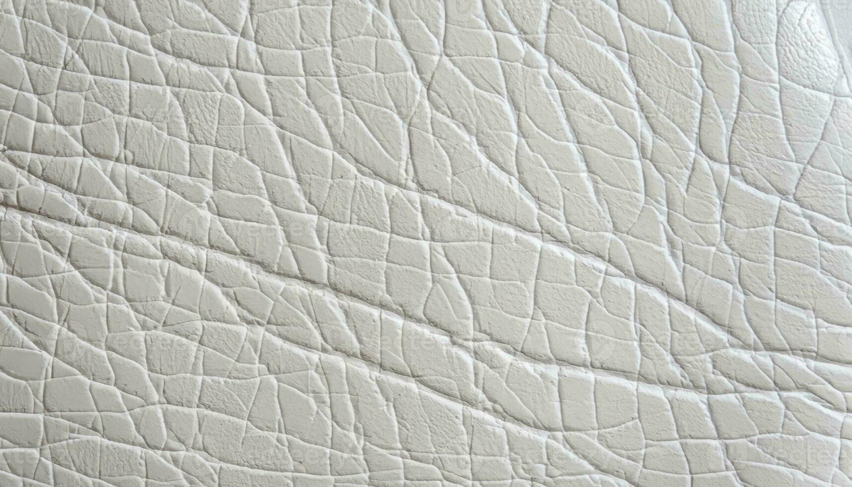 Synthetic White Leather Texture Or Background Stock Photo, Picture