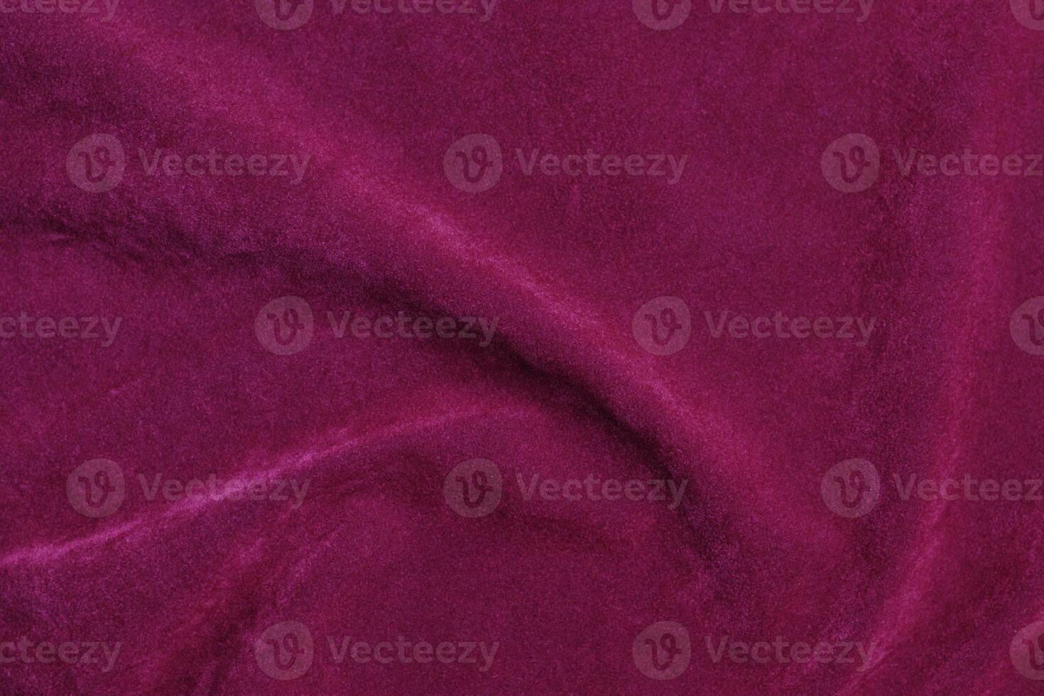 Pink velvet fabric texture used as background. pink fabric background of soft and smooth textile material. There is space for text. photo