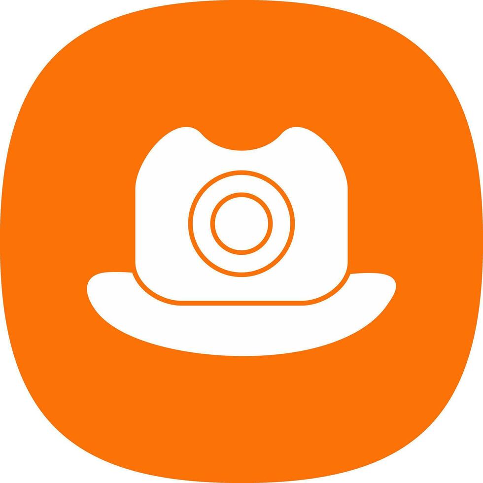 diseño de icono de vector de sombrero