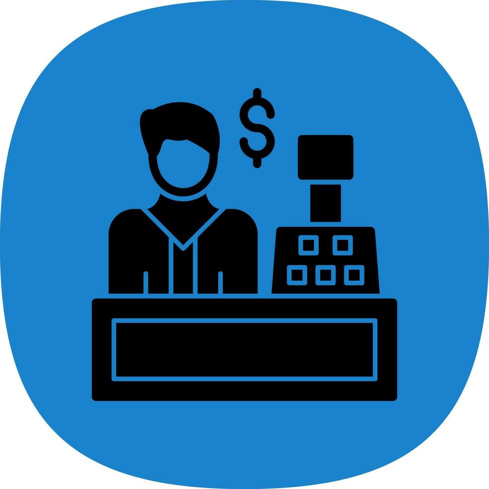 Cashier Vector Icon Design
