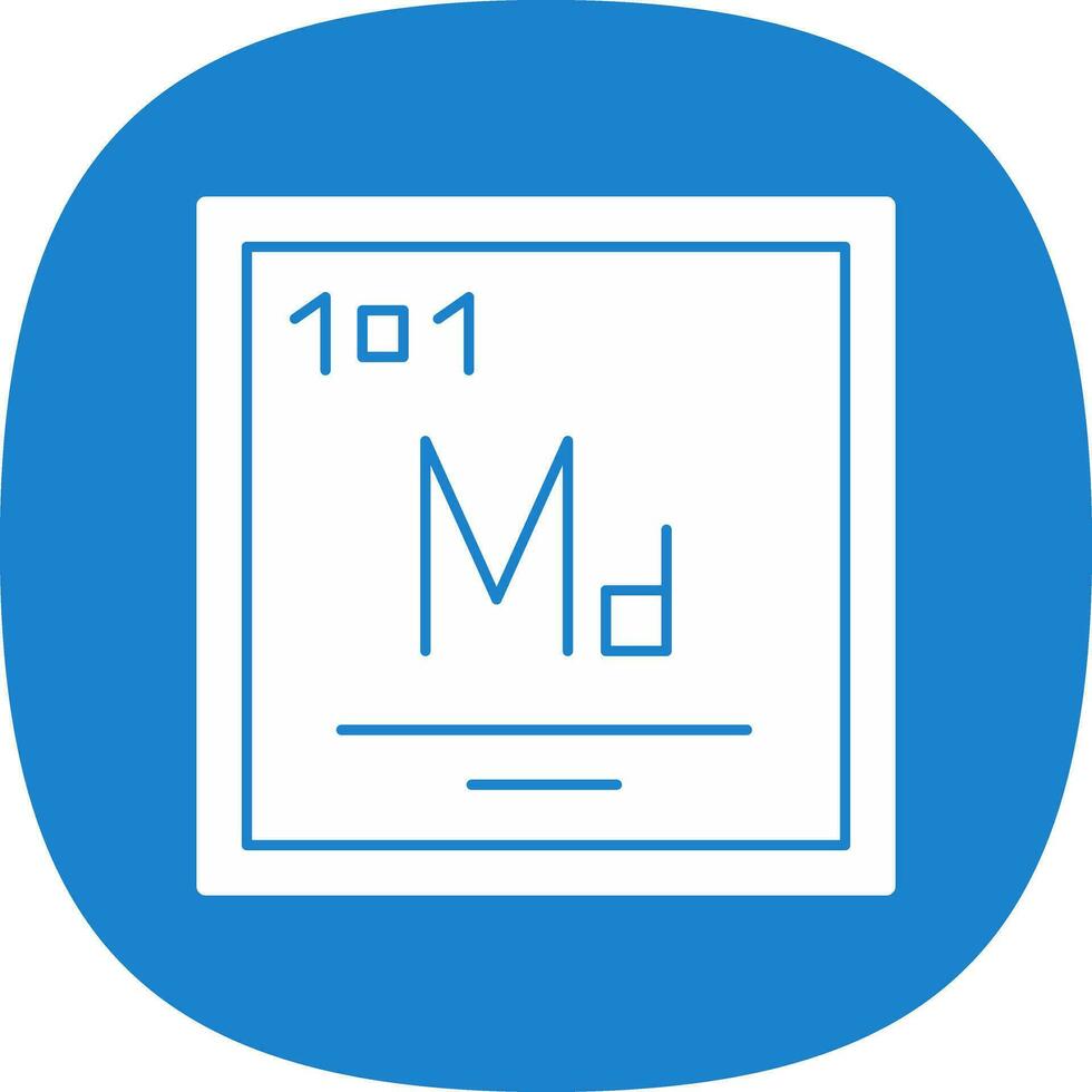Mendelevium Vector Icon Design