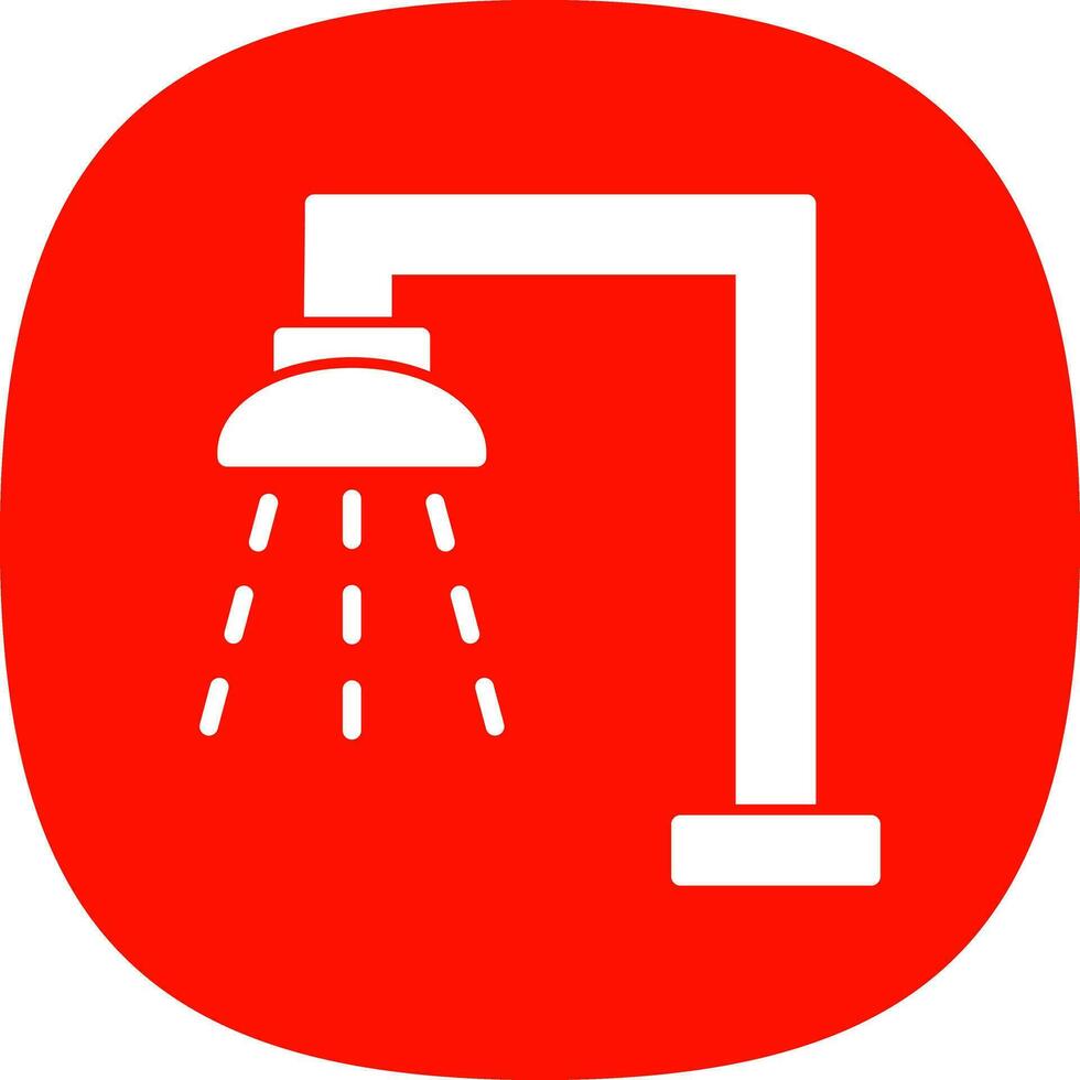 Shower Vector Icon Design