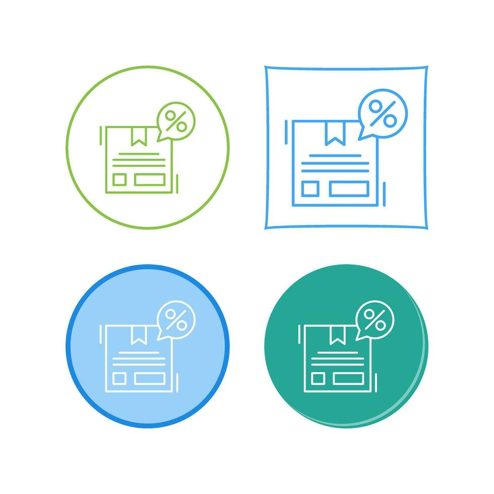 Discount Vector Icon