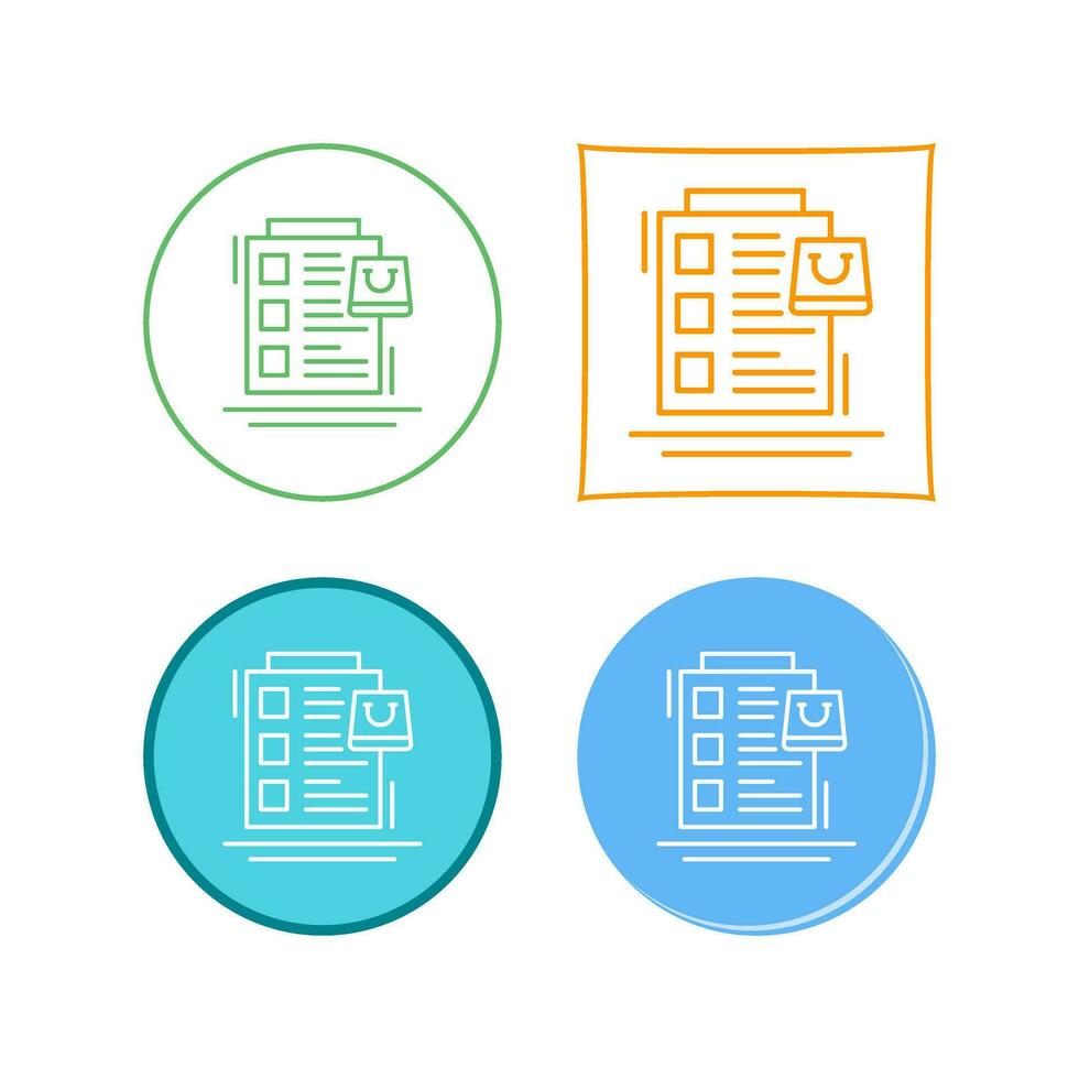 Wish List Vector Icon