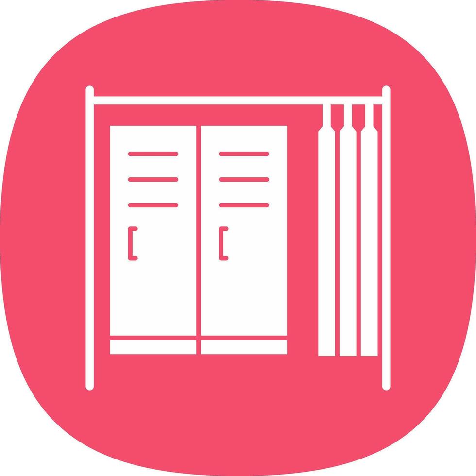 Changing room Vector Icon Design