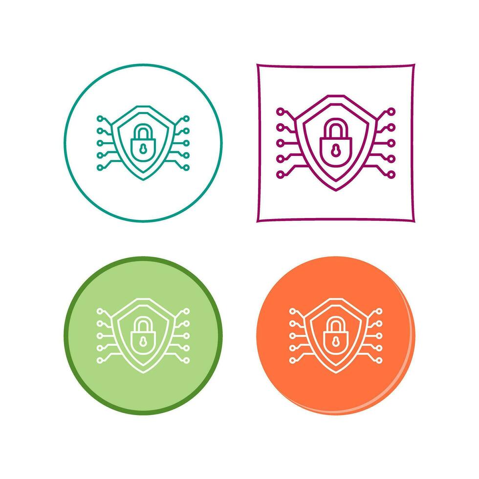 Cyber Security Vector Icon