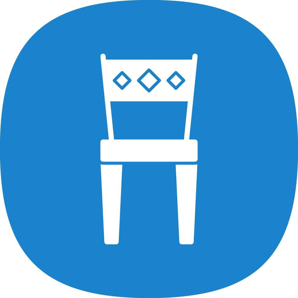 diseño de icono de vector de silla