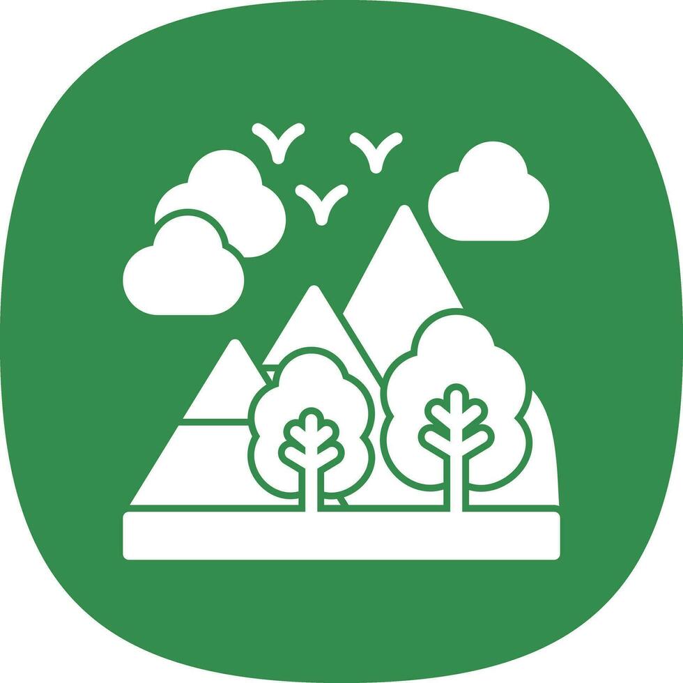 Alps Vector Icon Design