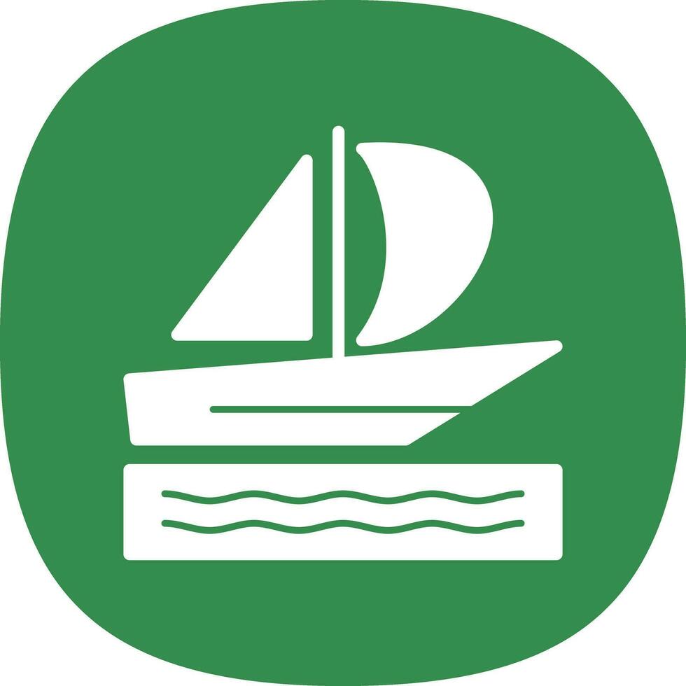 Silboat Vector Icon Design