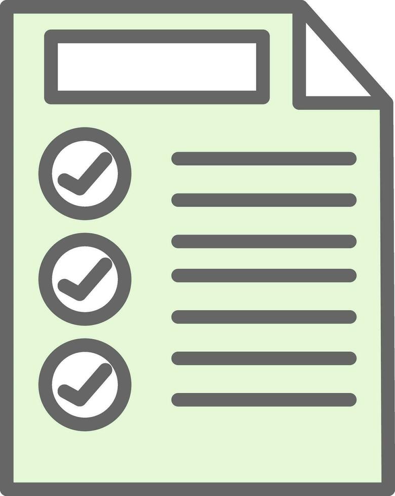 Checklist Vector Icon Design