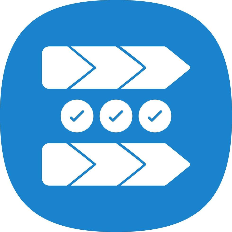 Value chain Vector Icon Design