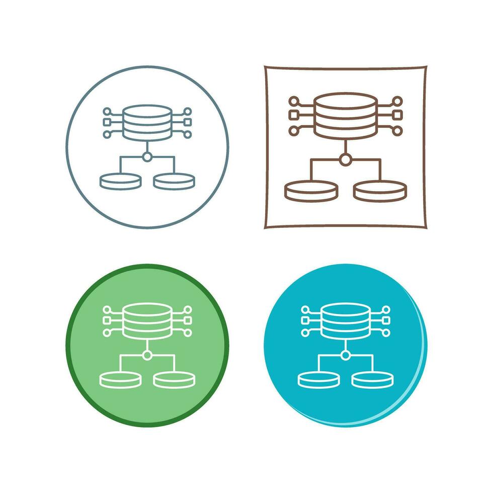Structured Data Vector Icon