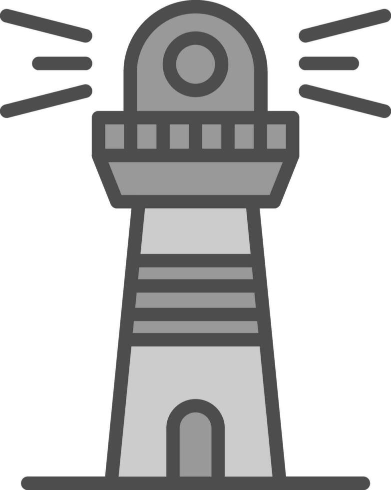 Lighthouse Vector Icon Design