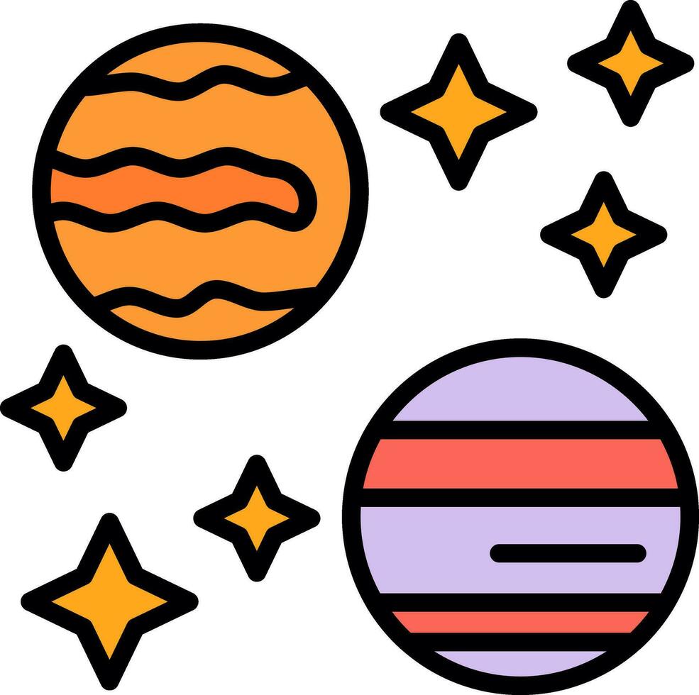 Space Vector Icon Design