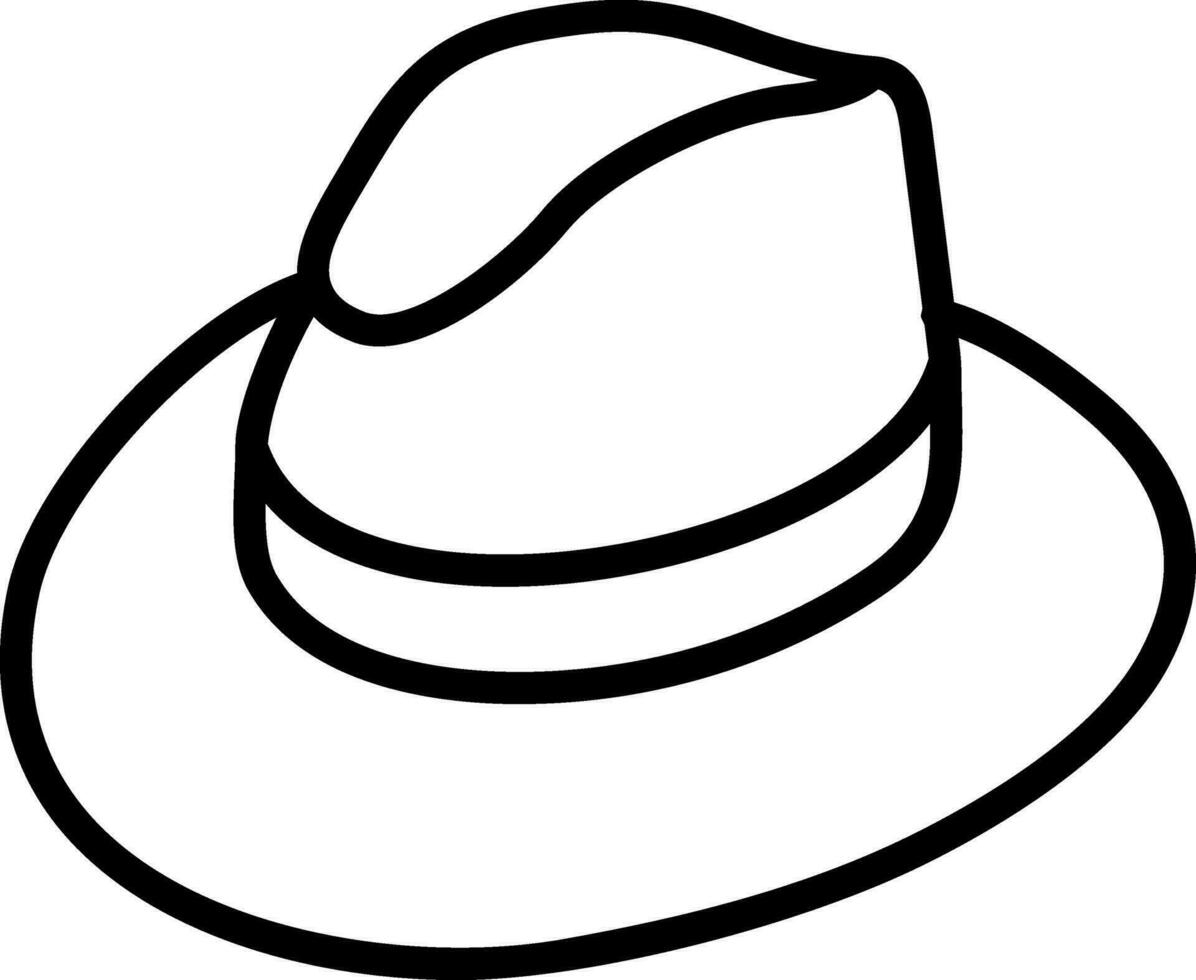 diseño de icono de vector de sombrero