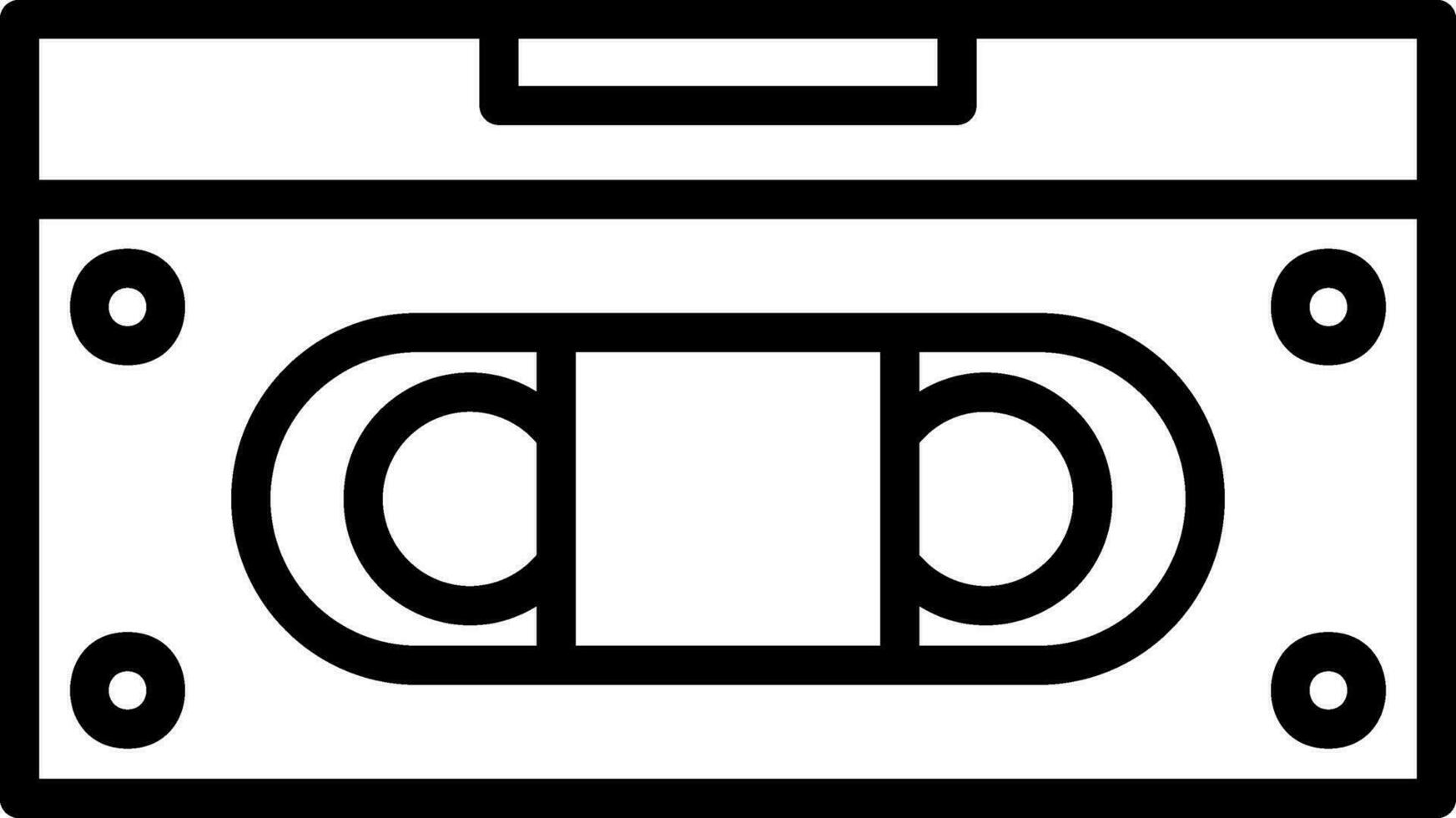 VHS Vector Icon Design