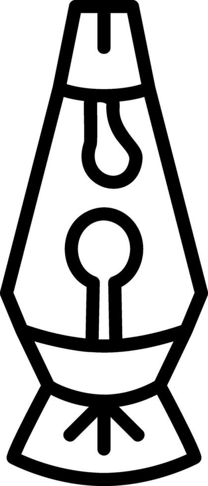 Lava lamp Vector Icon Design
