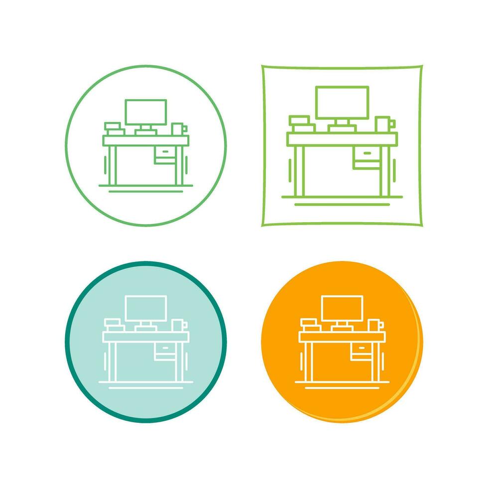 Desk Vector Icon
