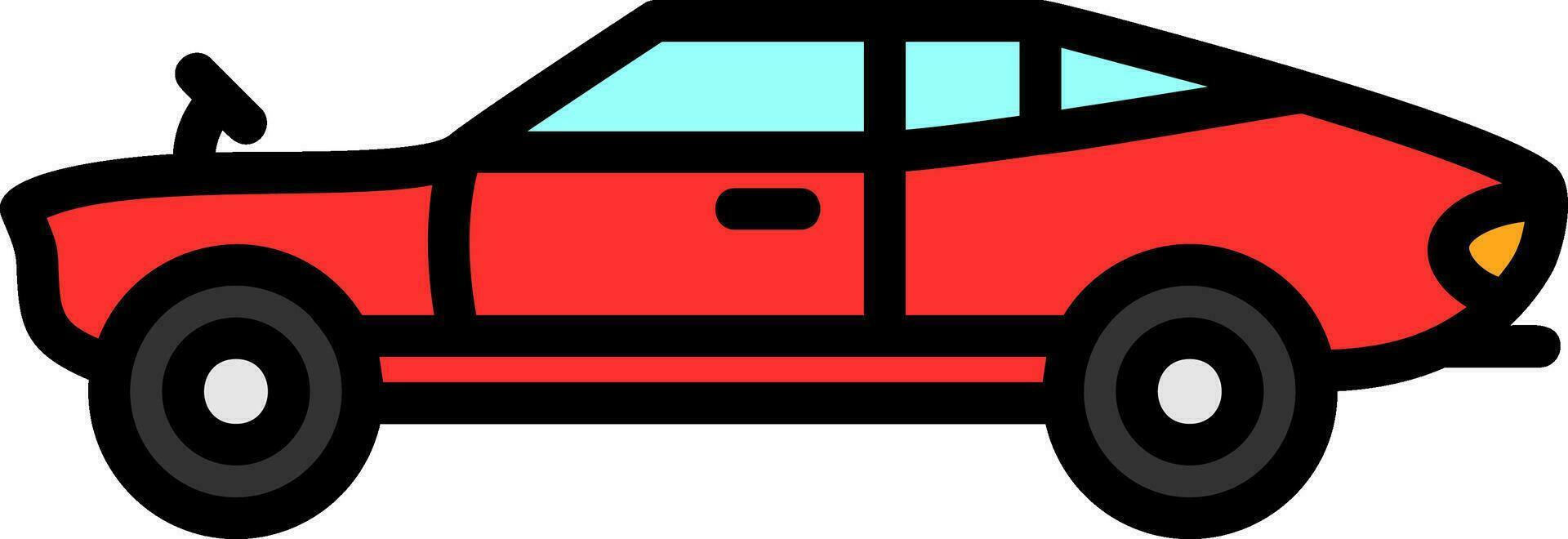 Old car Vector Icon Design