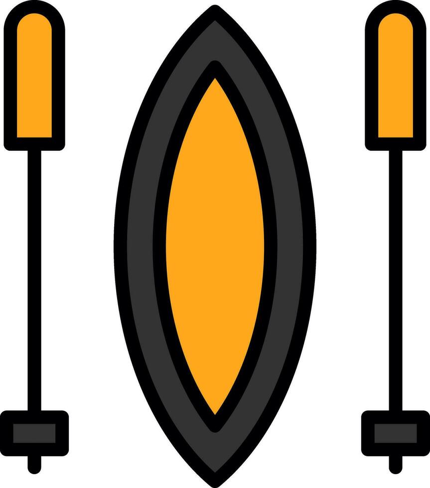 Slalom Vector Icon Design