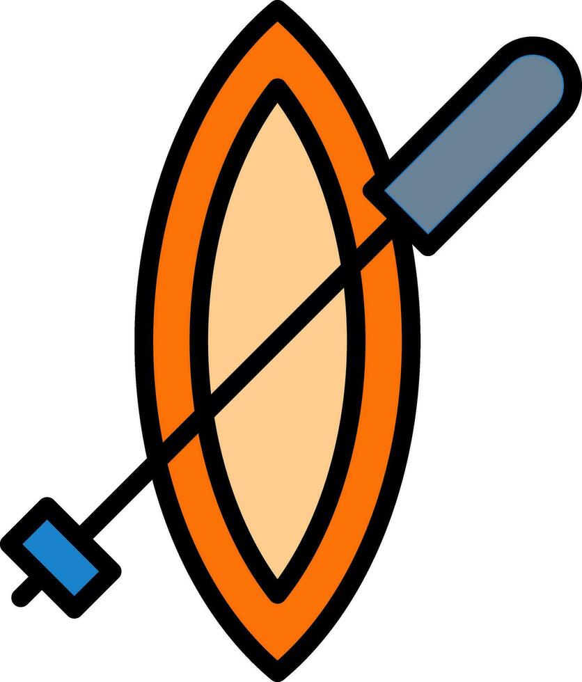 Slalom Vector Icon Design
