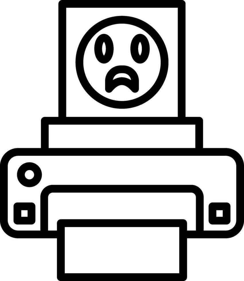 Photo print Vector Icon Design