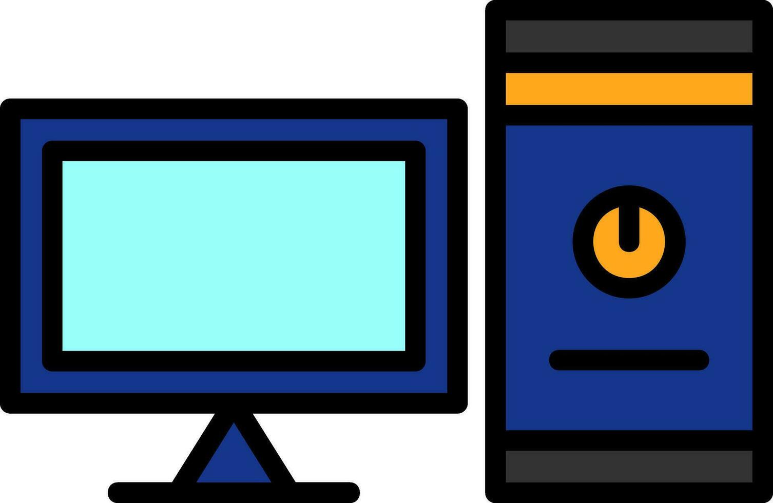 PC Vector Icon Design