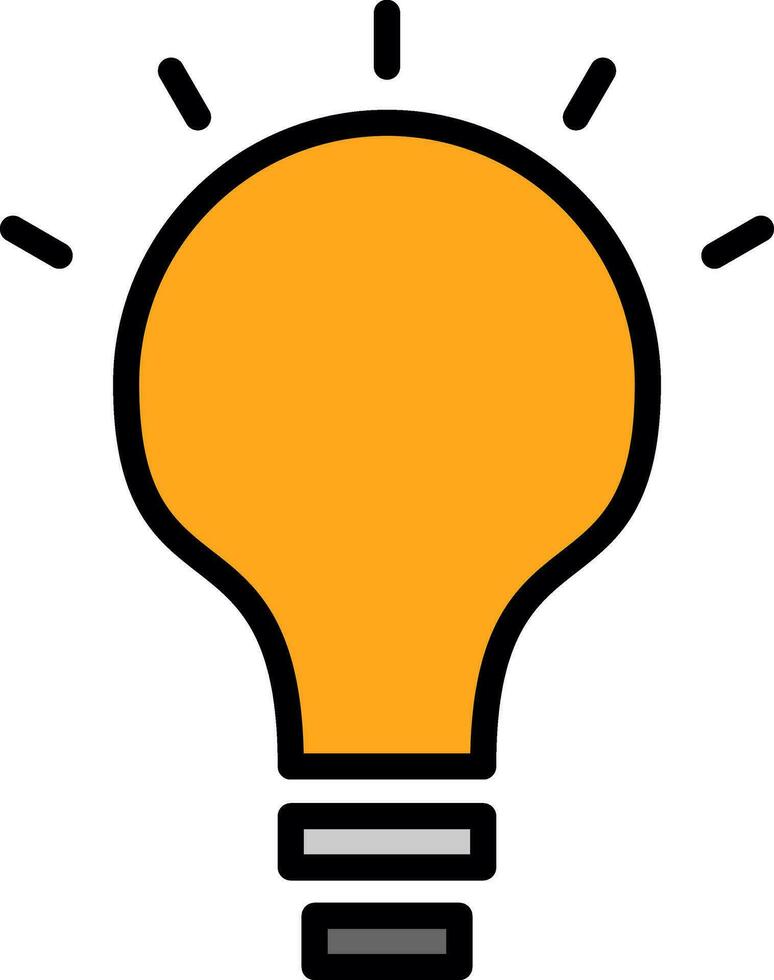 Lightbulb Vector Icon Design